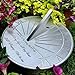 10 Year Anniversary Gift Sundial - Custom Engraved & Calibrated 10th Anniversary Gifts For Him Or Her - 10th Anniversary Gifts For Couple -10 Year Tin Anniversary Gifts Sundial