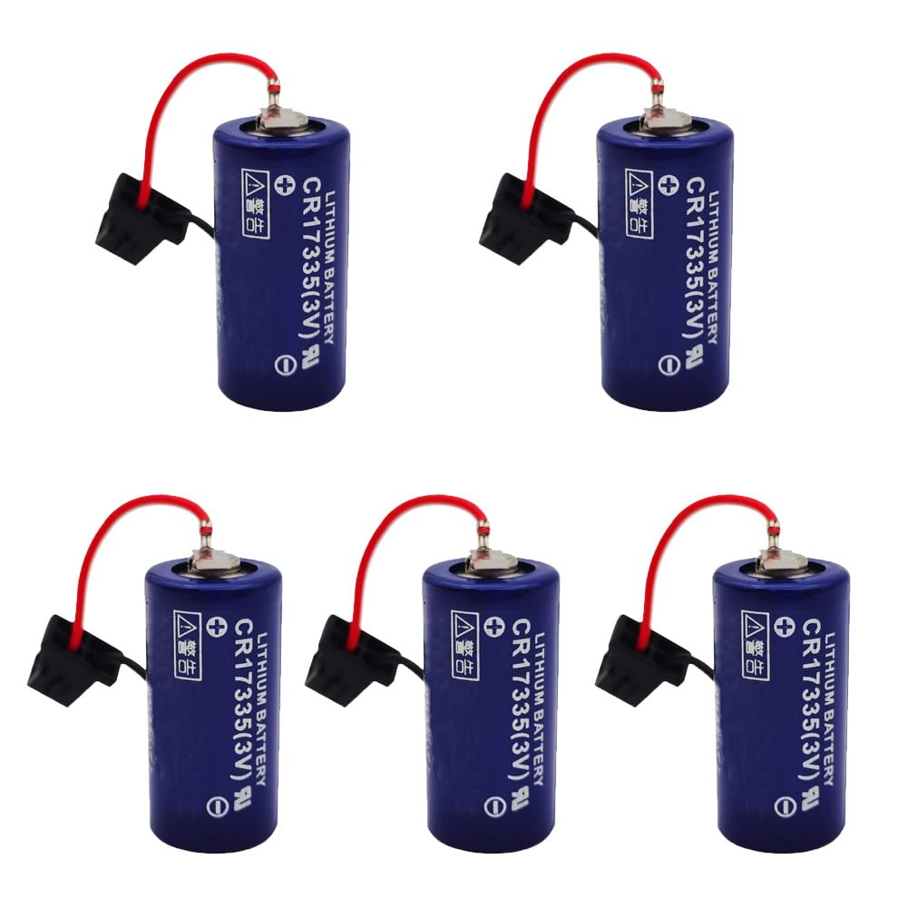 Amazon.com: YICUAA 5 Pack CR17335 3V 1750mAh Battery for Fanuc