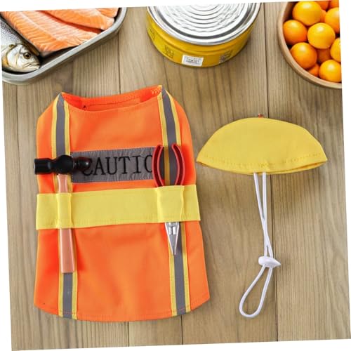 Disfraz para perro SEWACC talla M color naranja miniatura 3