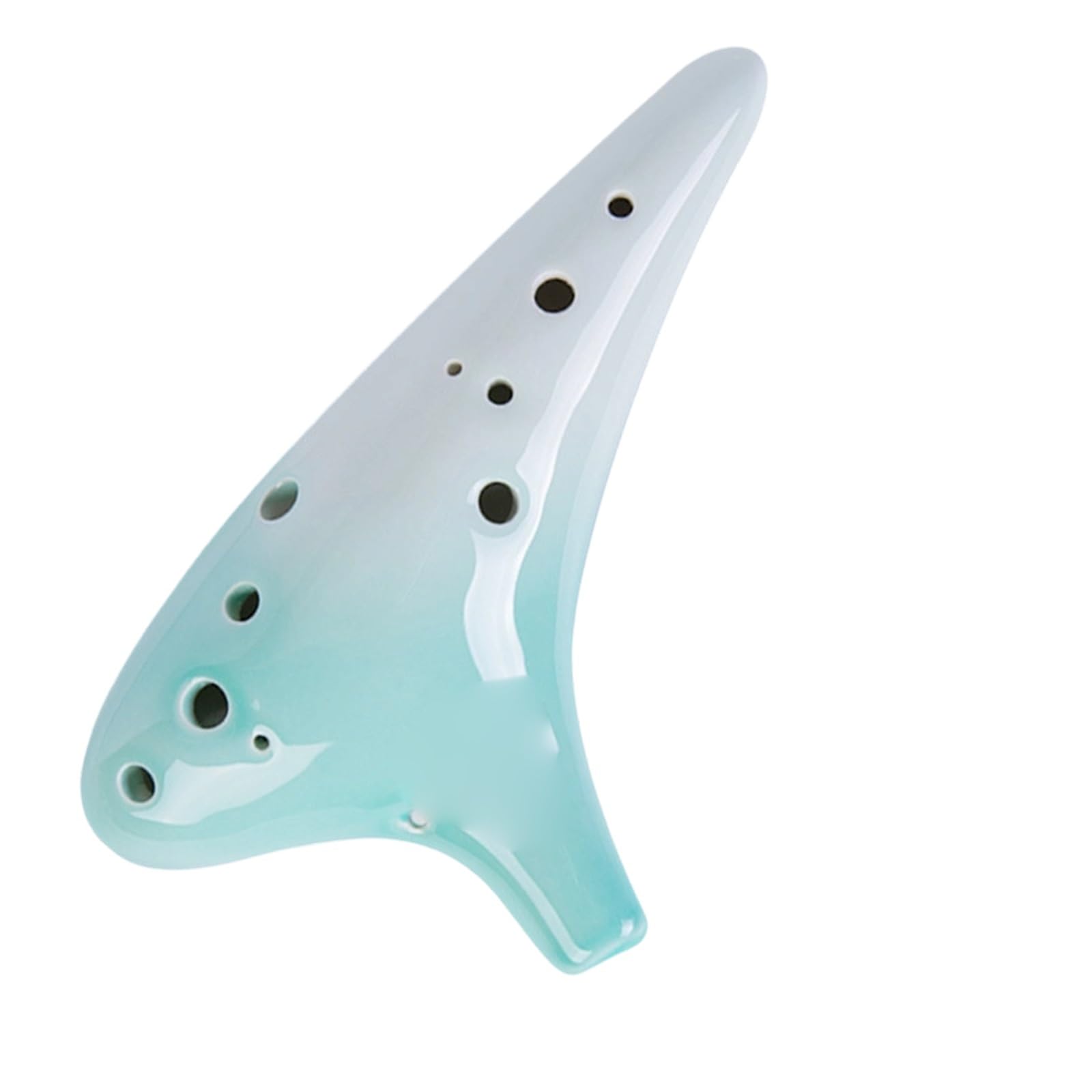 Ocarina Standard Ocarina durevole A/C a 12 fori in do maggiore alto | Le note alte sono chiare e risonanti, le note basse sono profonde e profonde.(Sapphire Blue)