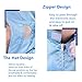 ESD Anti-static Lab Coat Science Jacket Full-sleeve Workwear Dustproof Waterproof Suit Hooded Split Work Industrial Uniform,Unisex (3XL, Dark Blue)