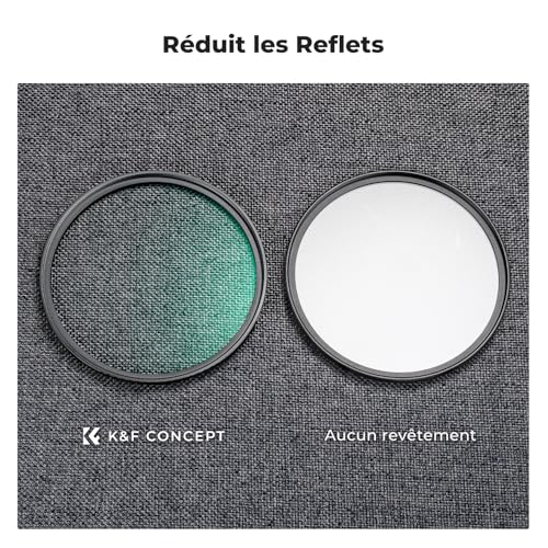 Filtre Black Diffusion 1/4 82mm Black-Mist effet cinématique objectif photo