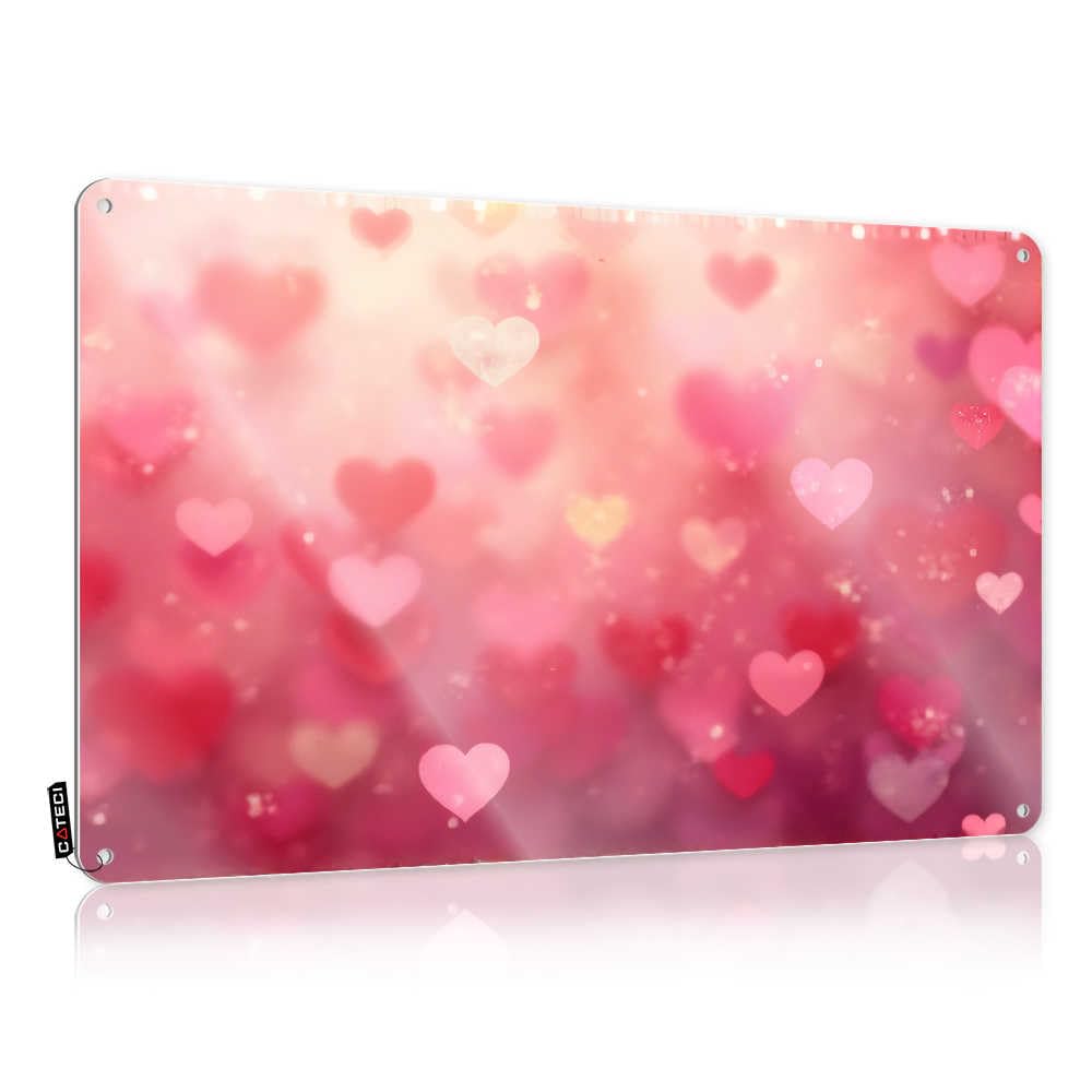 Home Decor Men Ideas Art | Hearts In Soft Focus: A Romantic Background Country Decorative Wall Art Ready To Hang For Living Room(20X30CM)