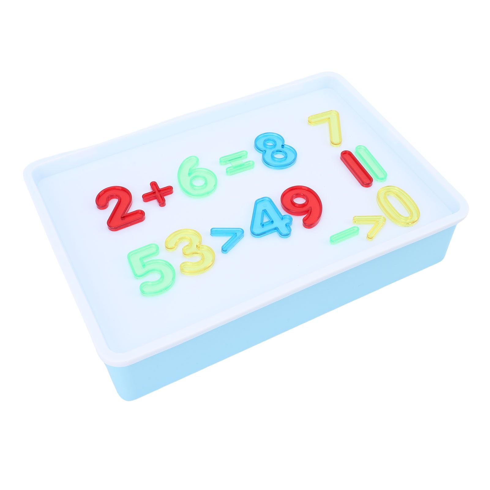 Cryfokt Tavolo Luminoso per Bambini, Giocattolo Sensoriale con 26 Lettere e 10 Numeri Carte Adesive Trasparenti con Scatola Luminosa per la Prima Educazione a Casa e all'asilo