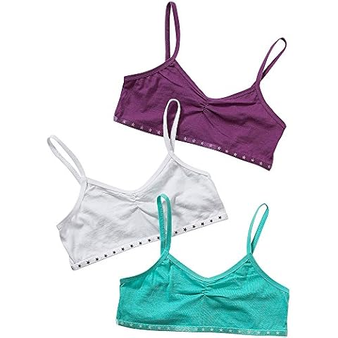 Just Essentials Girls Cotton Crop Bra Tops Cover
