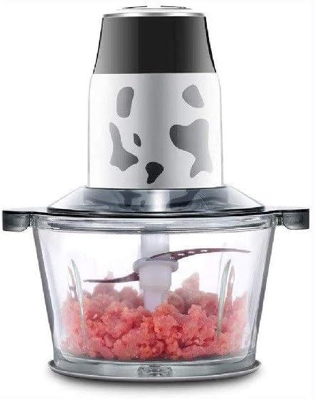 Food Processor, Household Electric Automatic Meat Mincer, Stainless Steel Meat Grinder, Meat, Vegetable, Fruit and nut Mincer (260 * 220MM)