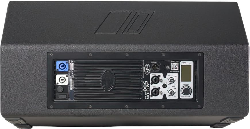 DAS Audio 10427244 Model ACTION-M512A Active Stage Monitor, Black; DAScontrol Interface; Bi-amp System; Dual-Channel 1000W Peak Class D Amplifier; Birchplywood Enclosure; LCD Screen
