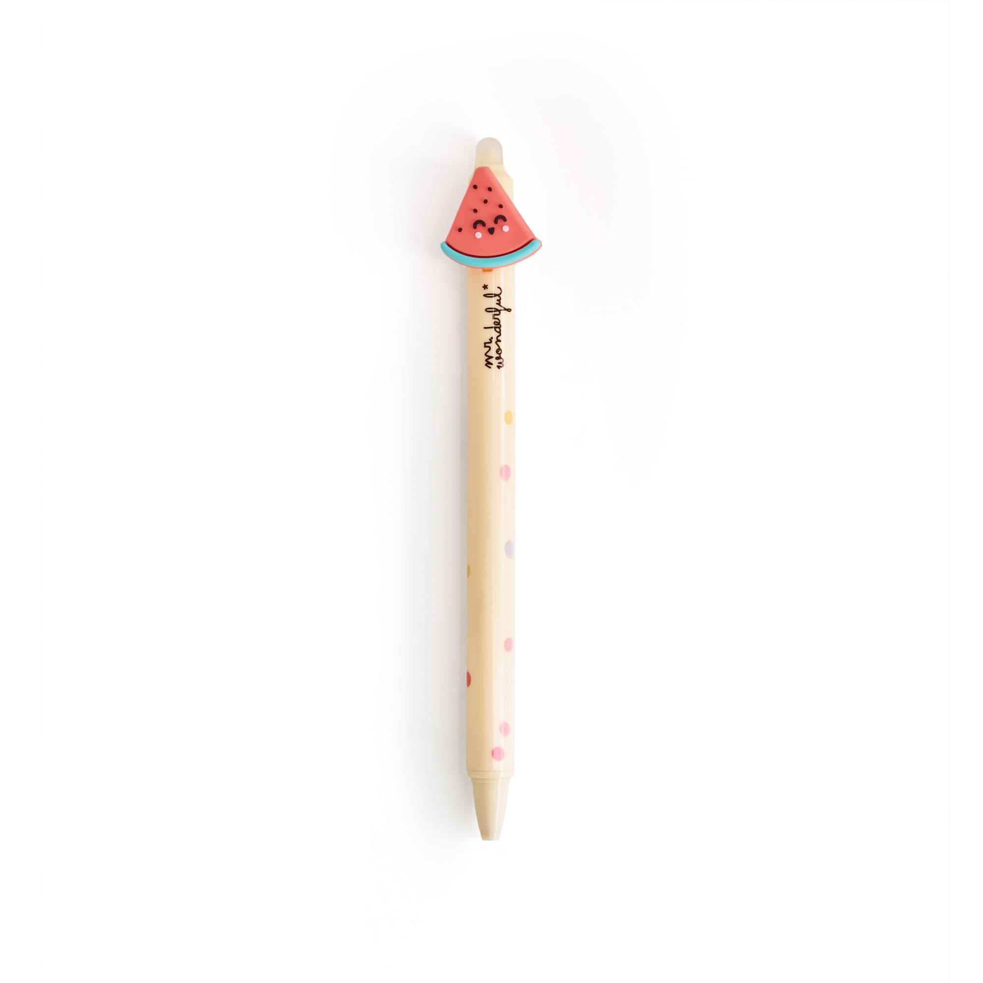 Mr. Wonderful Mr.Wonderful Erasable Pen - Watermelon - Erasable Pen with a Watermelon End. - Ink Color: Blue