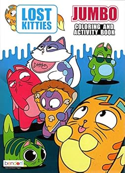 Toy Hasbro Lost Kittens - Jumbo Coloring and Activity Book