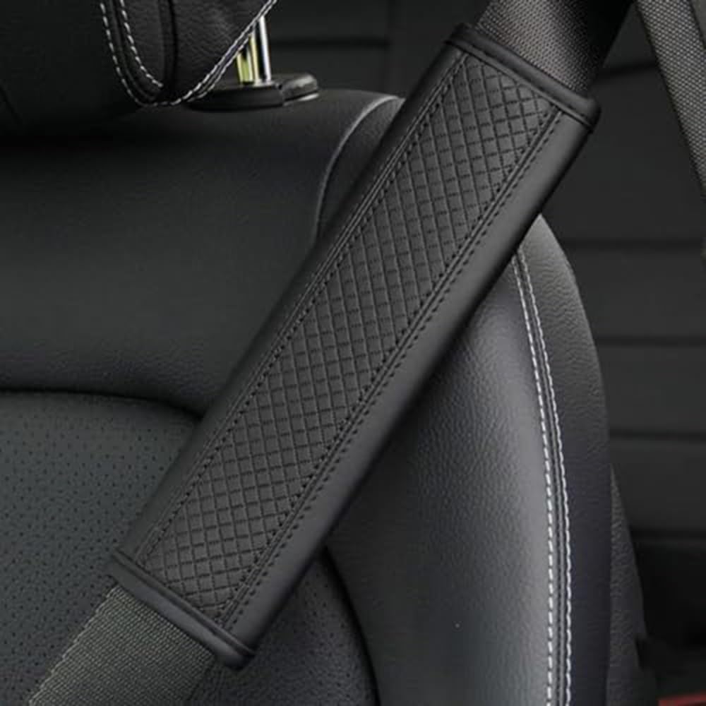 KMNBHTS 2Pcs Car Seat Belt Pads, for Ford Ecosport 2013-2020 Seatbelt Protector Cover Pad Car Safety Seat Belt Strap Shoulder Harness,A