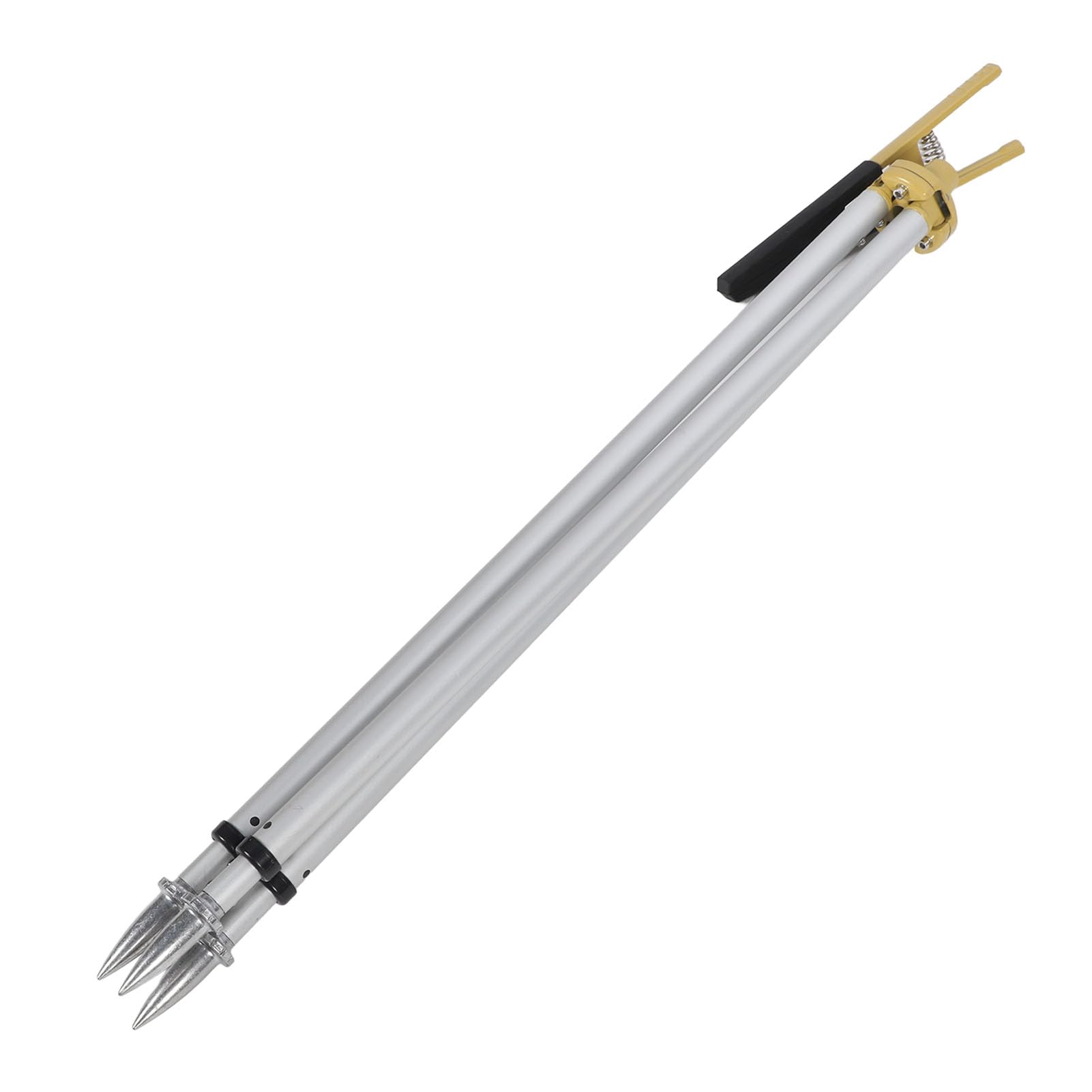 Trípode prismático de Aluminio for GPS, Poste topográfico de 75 a 120 cm de Altura, Extensible, Resistente, Multifuncional, con de Transporte for estación Total y topografía terrestre