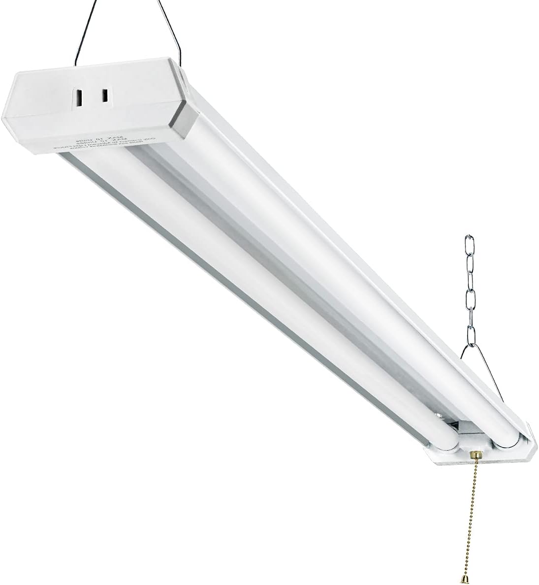 ZJOJO Linkable LED Shop Light for Garage, 42W 4800lm 4.5FT, 5000K Daylight White, with Pull Chain (ON/Off), 5000K (1PK) M
