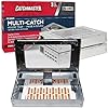 Catchmaster Multi-Catch Mouse Trap 3-Pack, Humane Mouse Traps Indoor for Home, Includes Replaceable Glue Board, Live Catch Pest Control for Garage & Shed