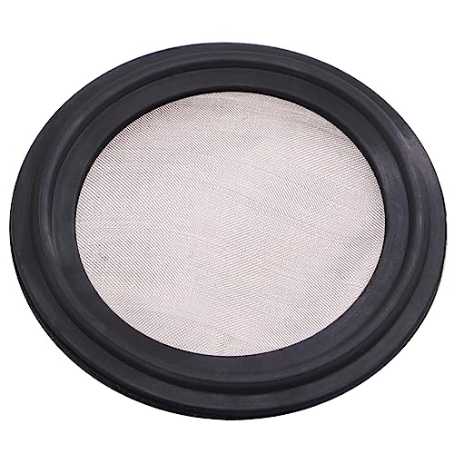 Image of DERNORD 1.5 inch FKM Sanitary Gasket w /Stainless Screen - Tri Clamp Clover (150 Mesh)