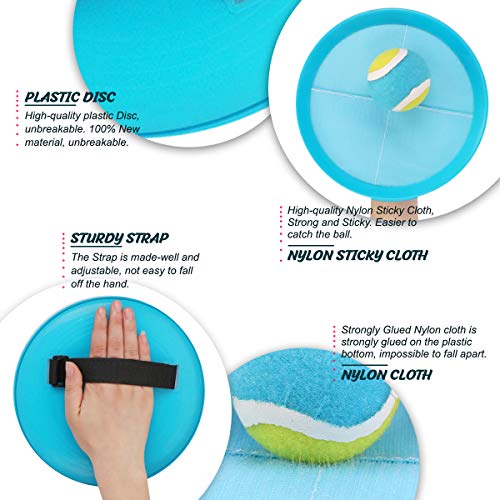 image for EVERICH TOY Toss and Catch Ball Game Set-Catch Game Toys for Kids-8Inc