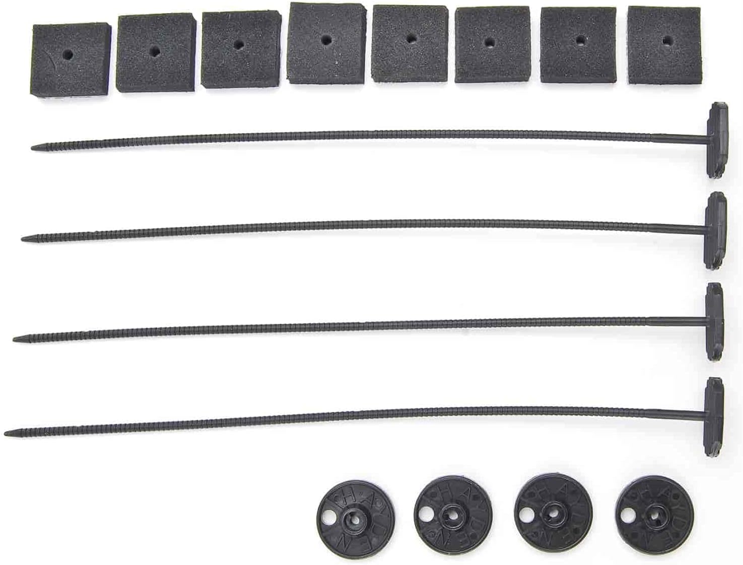 JEGS Universal Nylon Tie Mounting Kit Made In USA Kit