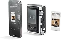 Vista 4 de FUJIFILM INSTAX MINI EVO - Cámara instantánea híbrida + película Fuji Instax (20 hojas), paquete de accesorios de 32 GB, 5 marcos de escritorio