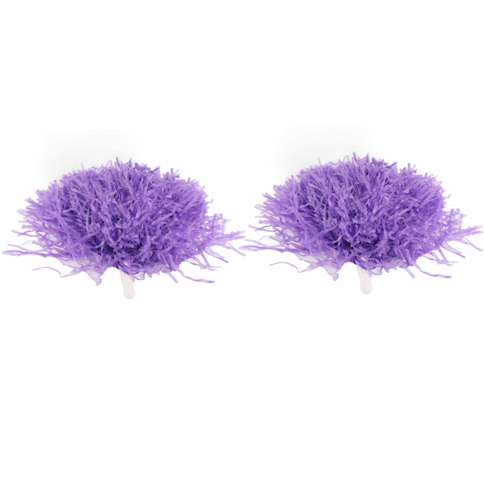 Jelquix Juego de Pompones de Porristas Duraderos y Livianos para una Apariencia de Equipo única, Ideal para Reuniones Deportivas, Fiestas para Porristas y Jugadores (2 Piezas, 8 Colores) — view 6