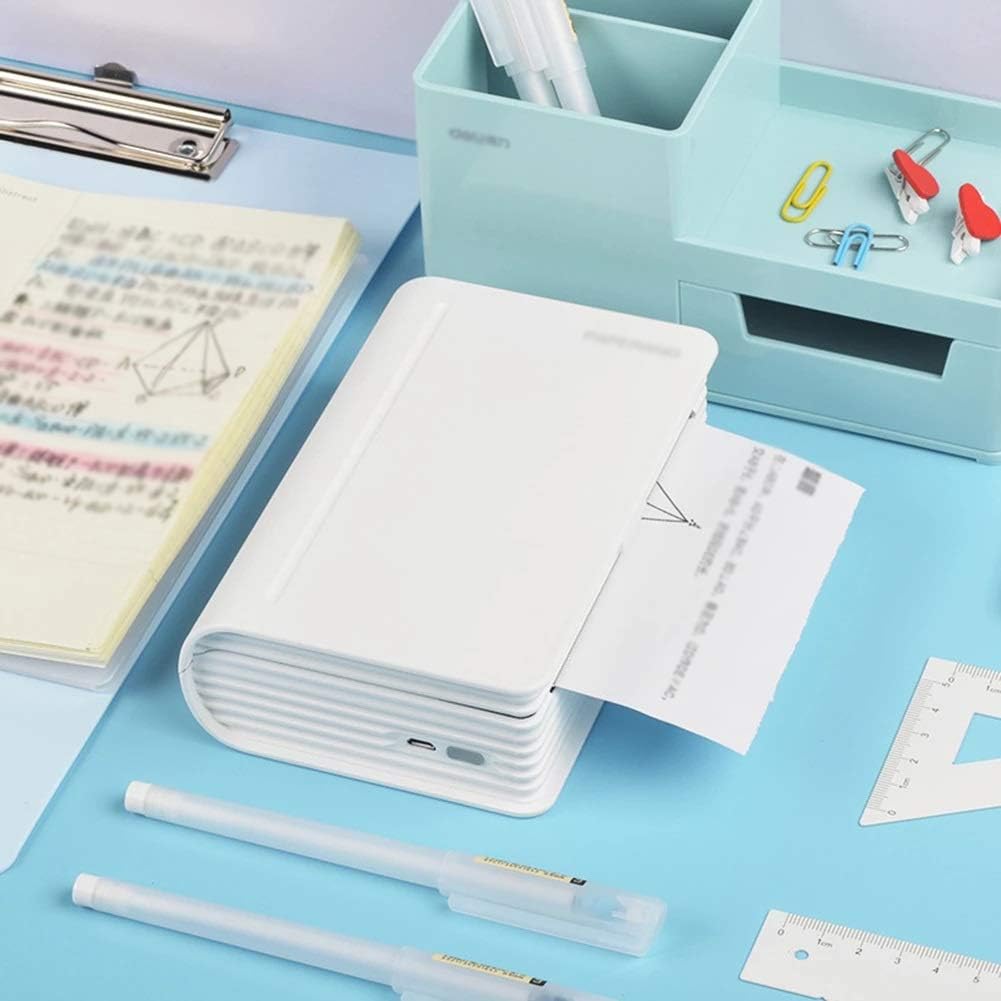 Mini Printer Rechargeable Portable Photo Thermal Printers for Android iOS