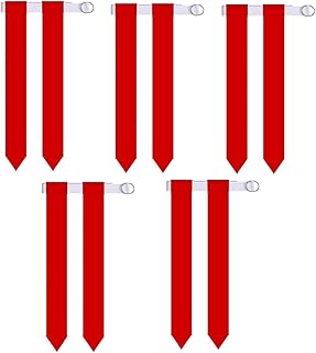 WADY 5PCS Rugby Training Flag Set, Rugby Training Accessory,Small Size Football Rugby Practice Flags with Belts,Sports Tra...