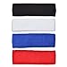 COSMOS ® 4 PCS Different Color Cotton Sports Basketball Headband /Sweatband Head Sweat Band/Brace