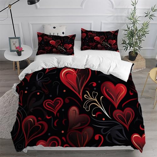 Linge de lit portrait graffiti 3d avec fermeture éclair pratique