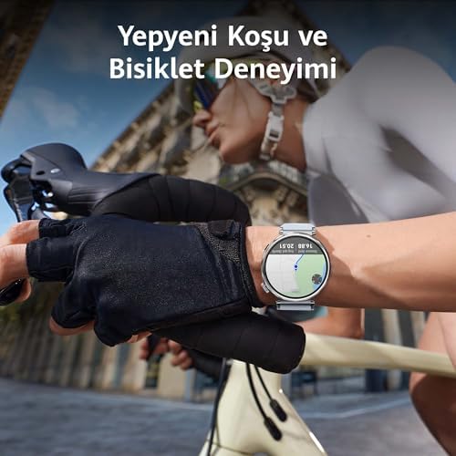 HUAWEI WATCH GT 5 46mm Akıllı Saat, Koşu ve Bisiklet için Yepyeni Spor Saati, 14 Güne Kadar Pil Ömrü, Keskin Hatlı Tasarım, Sağlık Takibi, iOS ve Android ile Uyumlu,Siyah - Görsel 4