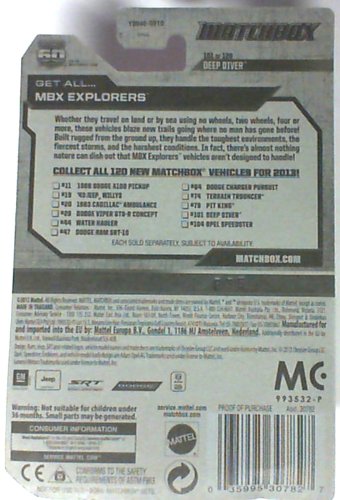 Matchbox MBX Explorers Deep Diver 60th Anniversary miniatura 3