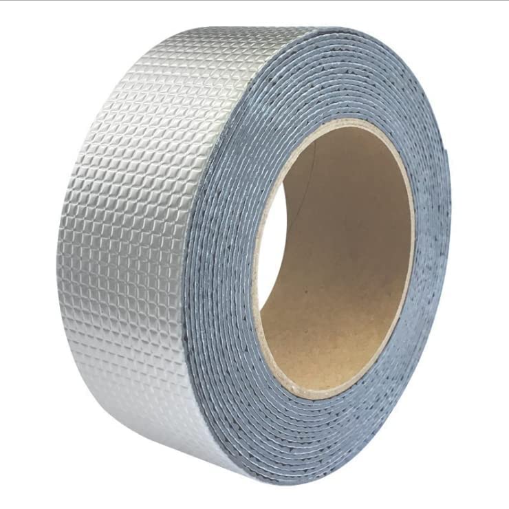HEATHER Leakage Repair Waterproof Aluminum Tape | Adhesive Foil Tape Sealing Butyl Rubber Tape Surface for Bond Seal Repair Leaking Problem Solution | Silver (B09WJ5JKM7) Amazon Price History, Amazon Price Tracker