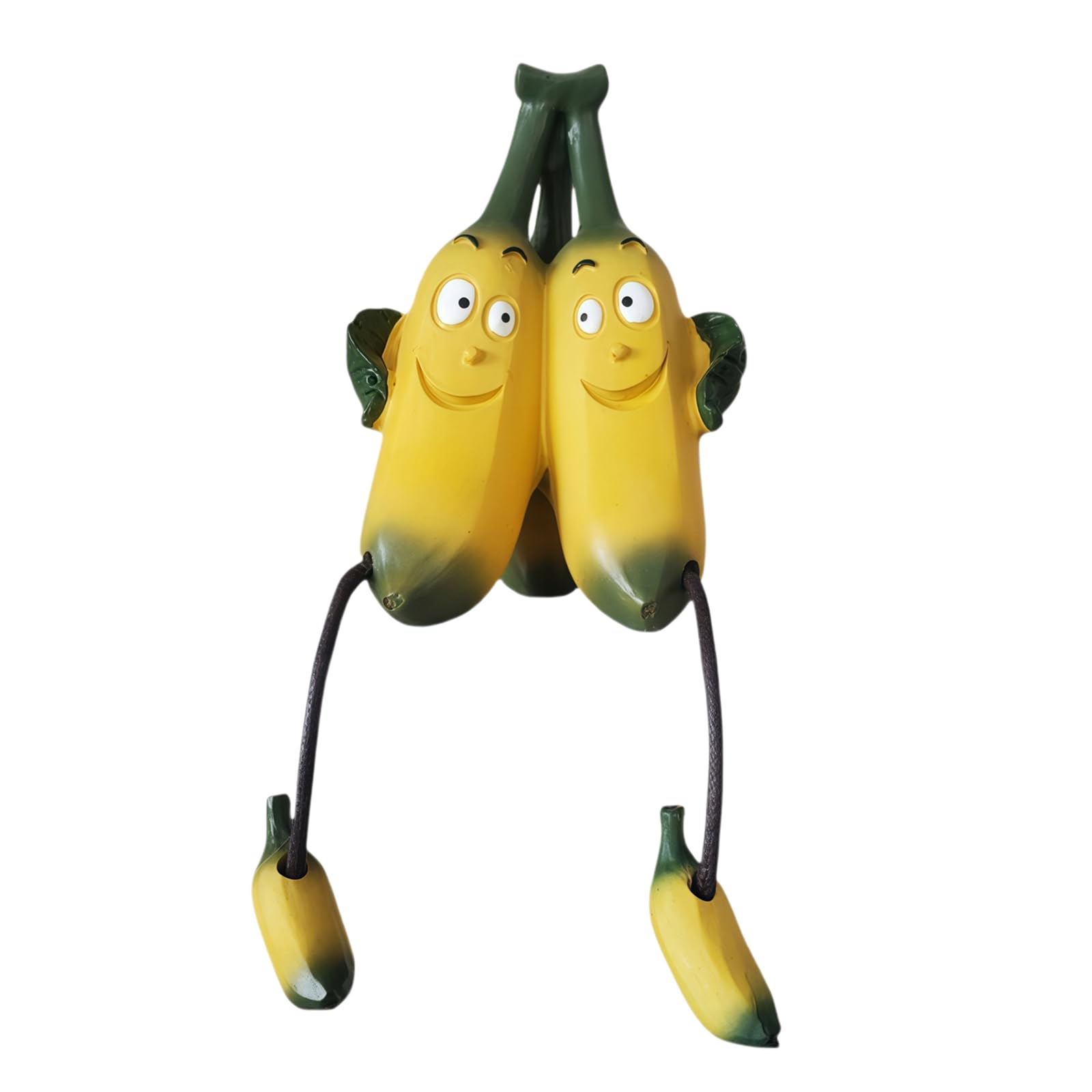 Fruit Resin Shelf Sitter Figurines with Flexible Dangling Legs Fruit