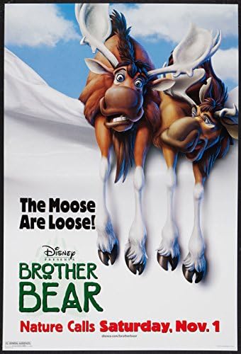 DISNEY'S BROTHER BEAR - D/S 27"x40" Original Movie Poster One Sheet 2003 image 2