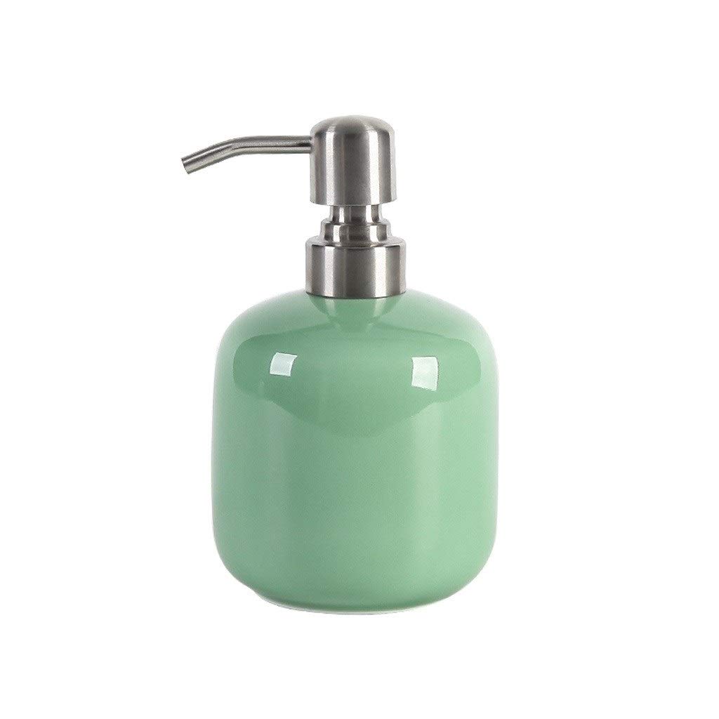 Dozowniki mydła Dozownik 430 ml Wkładana ceramiczna butelka na płyn do mycia ciała płynnego organicznego ręczne Mydła Szampon Balsamy płynu Celadon