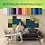 Ekkogo Acoustic Wall Panels 18-Pack, 12"x12"x0.4" Decorative Self-Adhesive Sound Proofing | High Density 3D Brick Soundproof Absorbing Tiles for Walls, Home, Office & Studio - Dark Gray