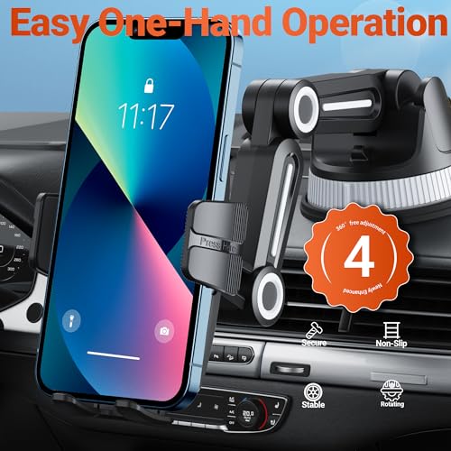 Support camion à forte adhérence avec libération à un bouton pour iPhone - 6