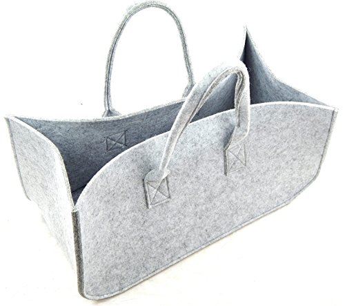 Preisvergleich Produktbild Tinas Collection Kamintasche hellgrau (Kamintasche)