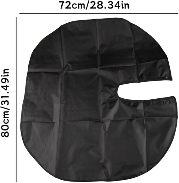Professional Barber Cape,Short Waterproof Salon Hair Cutting Cape,Hair Dye Salon Cape for Unisex,Makeup Apron for Comb-out Styling Shampoo and More