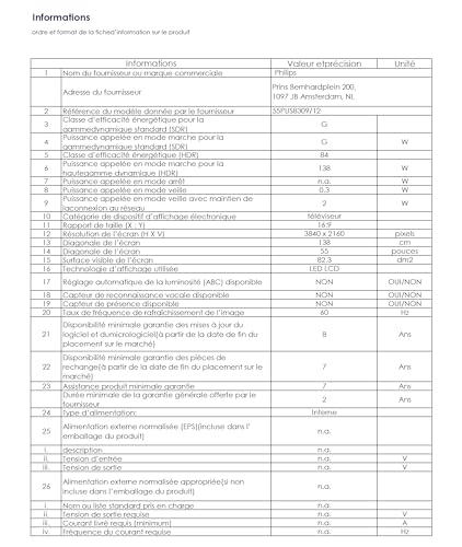 Philips Ambilight 55PUS8309 Smart TV LED 4K - Écran 55 Pouces avec Plate-Forme Pixel Precise Ultra HD, Titan OS et Son Dolby Atmos, Fonctionne avec l’Assistant Vocal Alexa et Google - Noir Mat