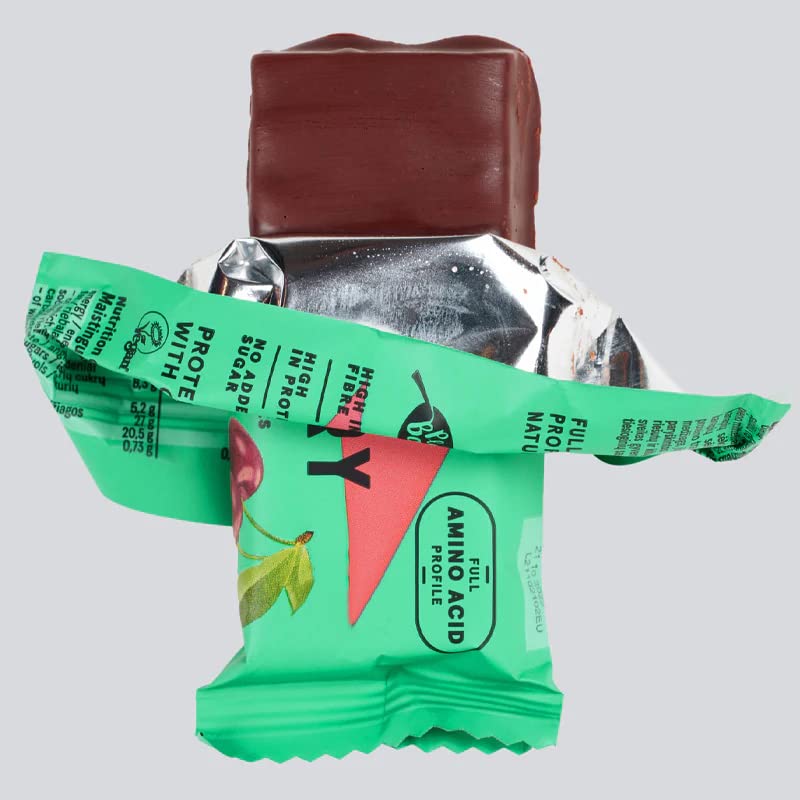 Planet Superfood Sport Recovery Protein Bar with Cherries - Keto Chocolate Bar for Post Workout Recovery - Vegan Protein Snacks to Help Rebuild Muscle - Zero-Sugar Added Low Carb Snacks - 12 Pack