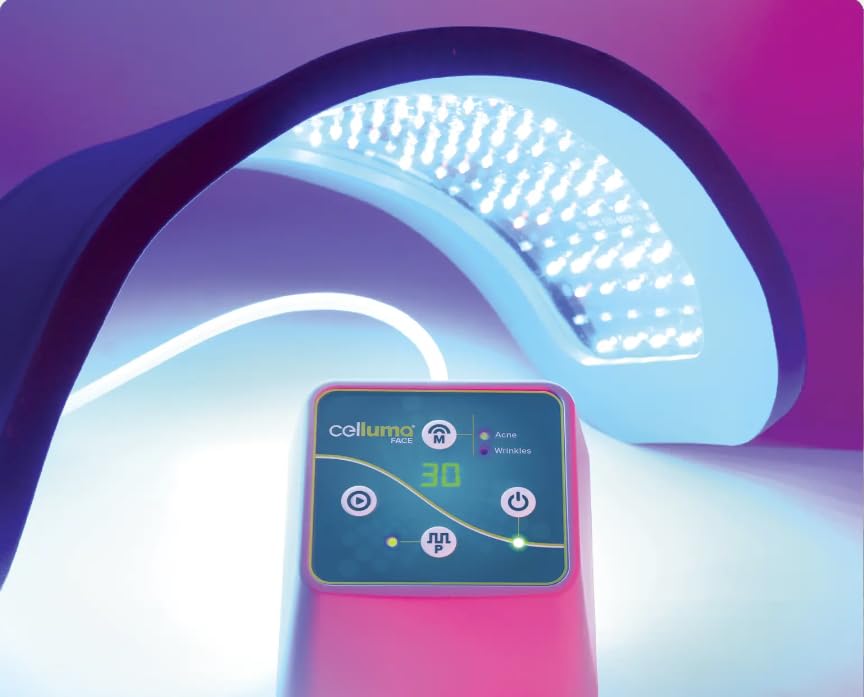Celluma Home LED Light Therapy [with Rechargeable Battery Feature] | Two Modes of treament for reducing Facial Wrinkles, or Aches & Pain