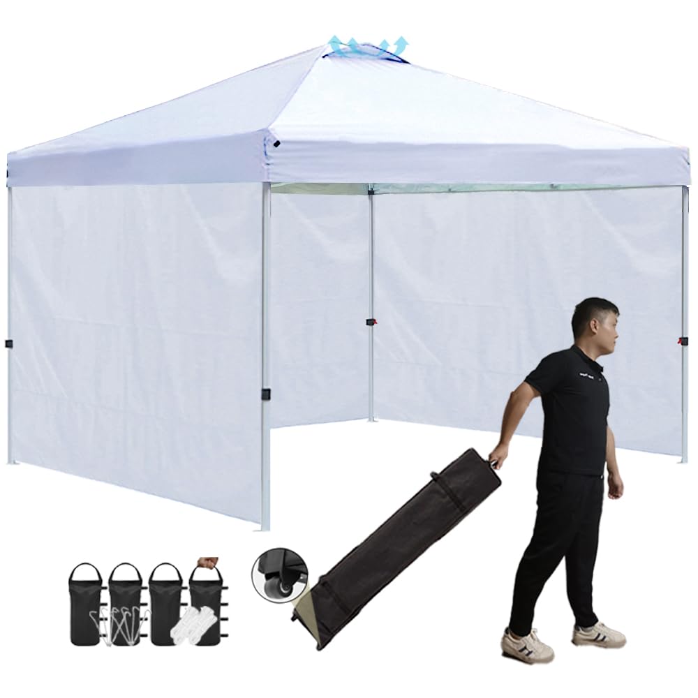 Amazon.co.jp: ToopTapu タープテント ワンタッチ サイドシート3枚付き  