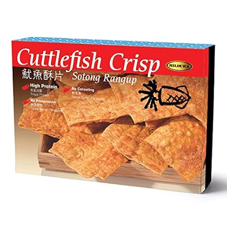 Amazon.com : Cosway Mildura Cuttlefish Crisp Sotong Rangup ( 5 Box