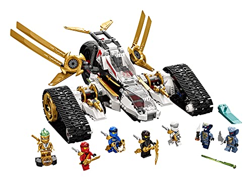 NINJAGO Legacy Ultra Sonic Raider 71739 Building Kit with a Motorcycle, Plane and Collectible Minifigures; New 2021 (725 Pieces) - Lego - Immagine 1
