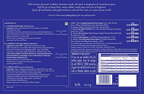 Image of Cadbury Celebrations Gift Pack, 172grams (Assorted Chocolates)