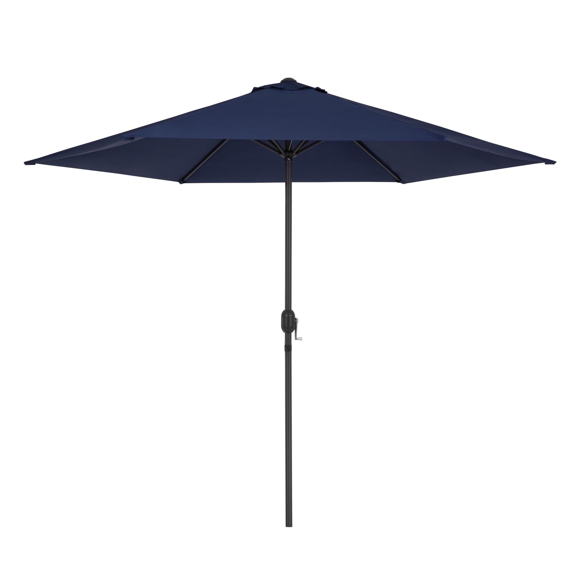 PATIO Sonnenschirm 3 m blau Stahlgestell und Kurbelmechanismus