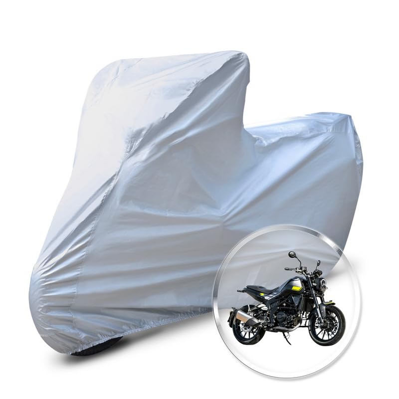 Image of Neodrift 'CrystalMax' Bike Cover for Benelli Leoncino 250 (All-Weather Motorcycle Protection, Water & UV Resistant, Dustproof, Windproof).