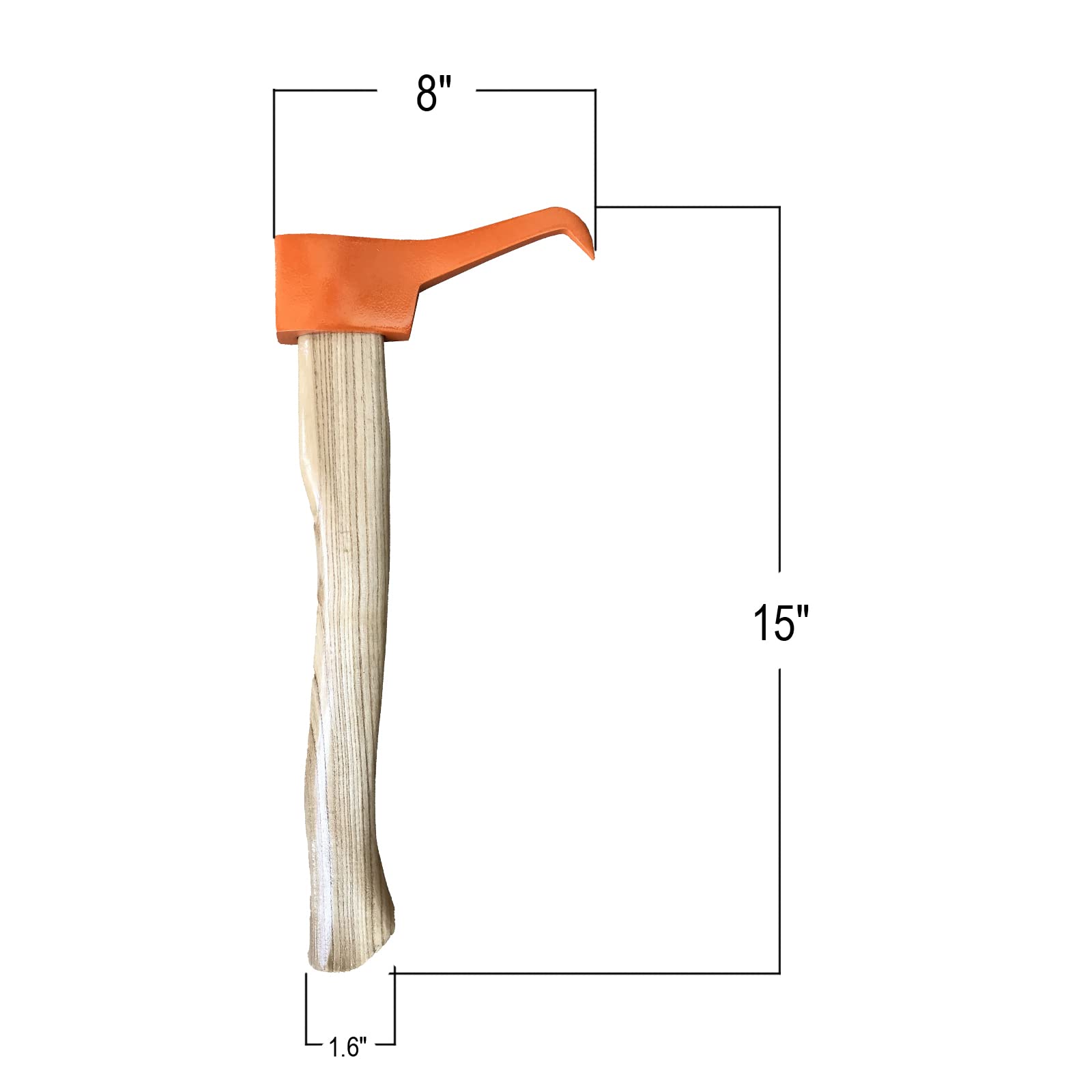 Hookaroon/Pickaroon-Holzgriff, Holzhaken zum Anheben von Brennholz (38,1 cm)