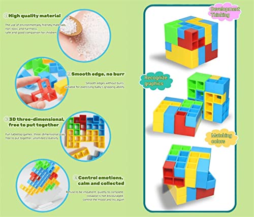 Btolin 32Pcs Tetra Tower Game, Balance Toys For Kids, Tetris Tower Game For Children And Adults,Great For Family Games, Parties, Travel, Birthday Gifts.(32Pcs) #TOP2