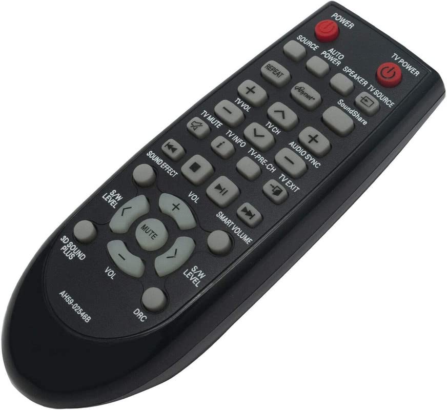 Image of Ehop AH59-02546B Compatible Remote Control for Samsung Soundbar AH5902546B HW-F551 /ZA HW-FM55C /ZA HW-F551 HW-F550 Crystal Surround Air Track Active Speakers Systems