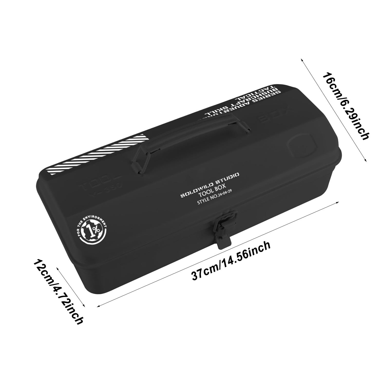 Portautensili | Scatola portautensili in metallo con manico – Valigetta multiuso portatile, organizer per campeggio, escursionismo, viaggi | Custodia multiuso, cassetta degli attrezzi portatile, organizer per campeggio, escursionismo, v