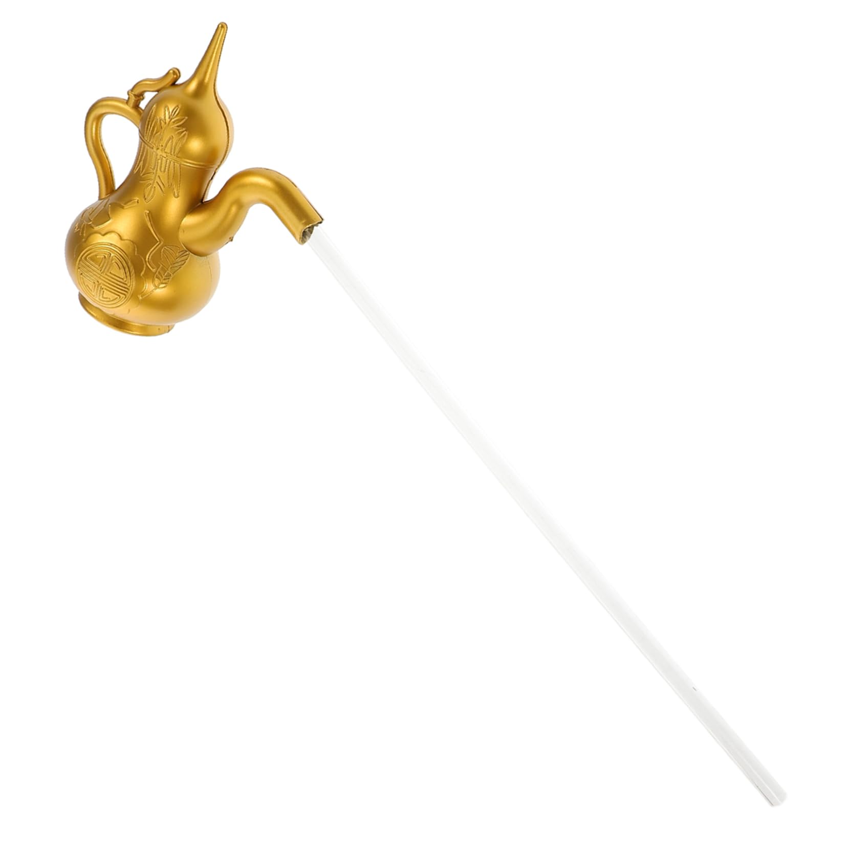 LIFKICH Invisible Gourd Water Fountain DIY Desktop Decor Outdoor Floating Gourd Flowing Spout Decorative Fountain